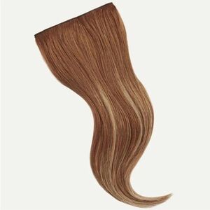 12 inch seamless natural red balayage hair extensions from Luxy